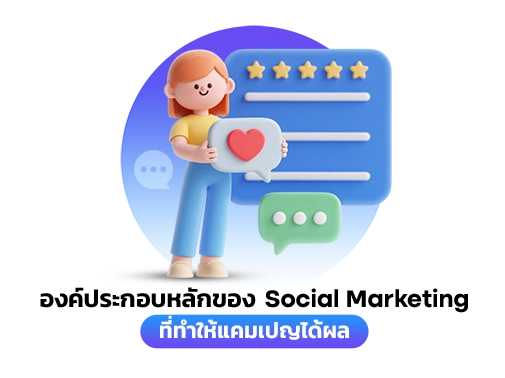 องค์ประกอบหลัก social marketing